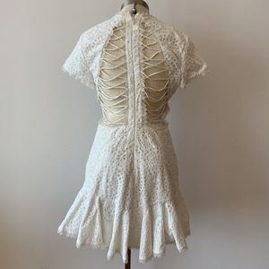 Zimmerman white mini dress